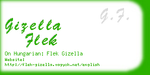 gizella flek business card